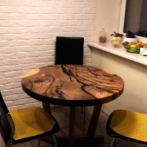 Столы из слэбов в стиле «река» с полимерной заливкой -   Мебель из слэбов в г.Екатеринбурге Cabinet maker